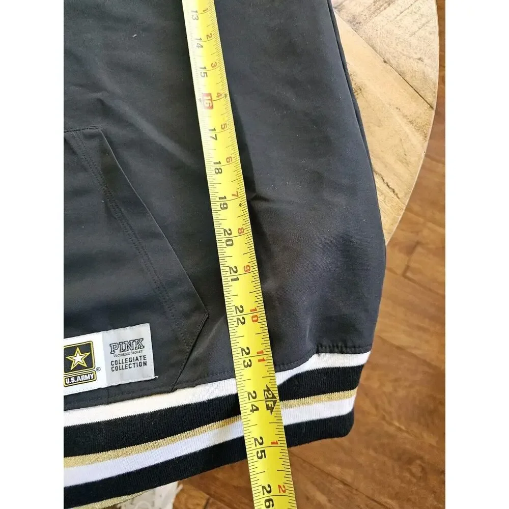 Victoria Secret Pink Army Hood Wind Breaker Jacket Women's Size M Rare Retired - Picture 8 of 10